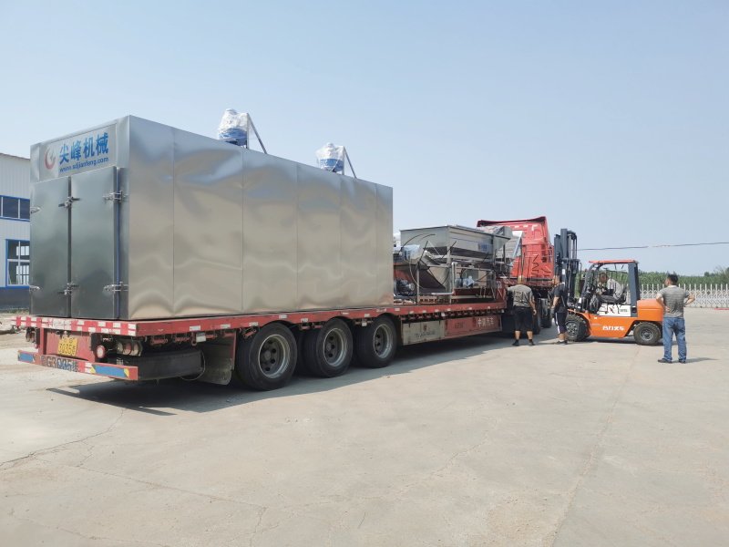 安徽岳西县脱水干菜加工设备成功交付