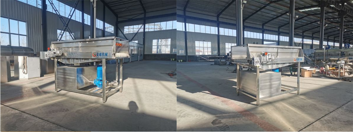 瓜果类喷淋毛刷清洗机器设备