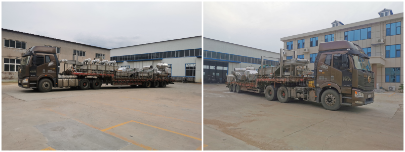 尖峰机械发运承德客户定制化香菇酱加工设备